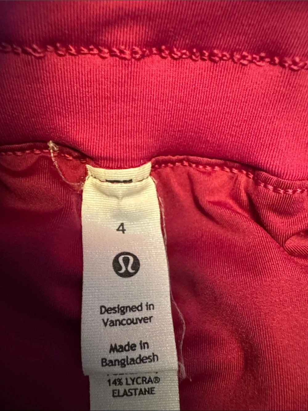 Lululemon Purple and Black Animal Print Short (with liner)